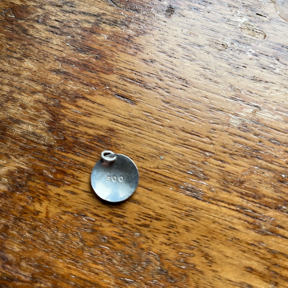 Sterling “Boo” pendant